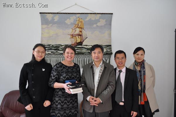 谢炳国院长接待芬兰教会音乐家 谢炳国院长接待芬兰教会音乐家